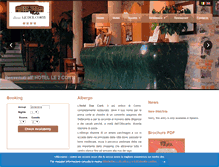 Tablet Screenshot of hotelduecorti.com